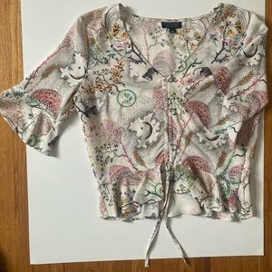Topshop cinch top